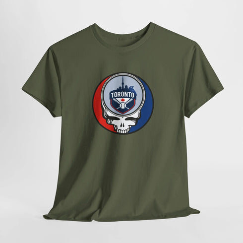 Grateful Dead - Toronto Blue Jays Grateful Dead Steal Your Face T-Shirt - MLB - Athletics - St Louis - StealieShop